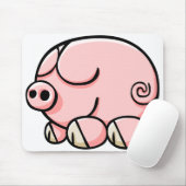 Cartoon Pig Muismat (Met muis)
