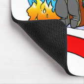 Cartoon Pig Roast Muismat (Hoek)