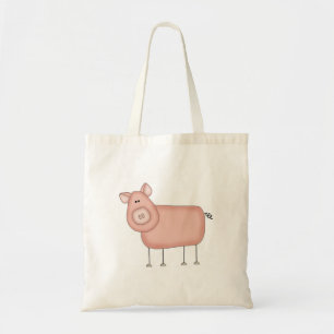 Cartoon Pig Tote Bag
