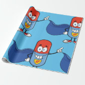 Cartoon Pill Capsule Cadeaupapier (Uitgerold)