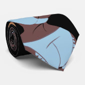 Cartoon Pin-Up-Stropdas Stropdas (Opgerold)