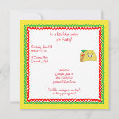 Cartoon Pinata verjaardagsuitnodiging Kaart (Achterkant)