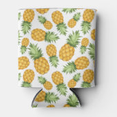 Cartoon Pineappelpatroon Blikjeskoeler (Voorkant)