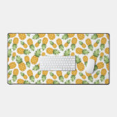 Cartoon Pineappelpatroon Bureaumat (Keyboard & Muis)