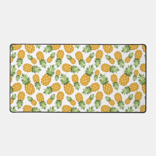 Cartoon Pineappelpatroon Bureaumat (Voorkant)