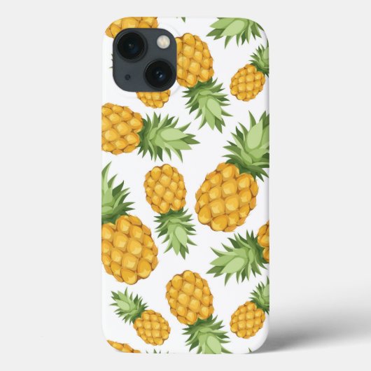 Cartoon Pineappelpatroon Case-Mate iPhone Case (Achterkant)