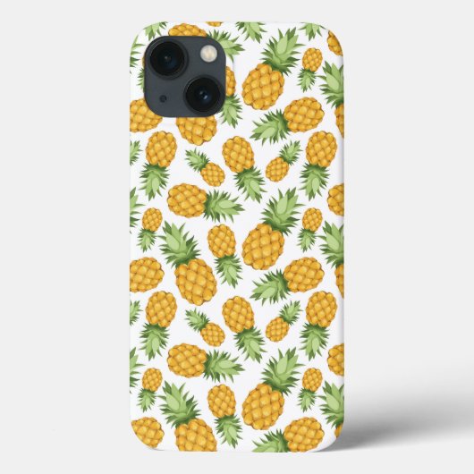 Cartoon Pineappelpatroon Case-Mate iPhone Case (Achterkant)