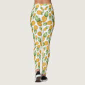 Cartoon Pineappelpatroon Leggings (Achterkant)