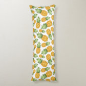 Cartoon Pineappelpatroon Lichaamskussen (Achterkant (Verticaal))