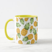 Cartoon Pineappelpatroon Mok (Links)