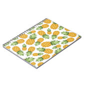 Cartoon Pineappelpatroon Notitieboek (Linkerzijde)