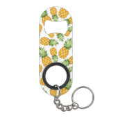 Cartoon Pineappelpatroon Sleutelhanger Flessenopener (Achterkant)