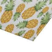 Cartoon Pineappelpatroon Snijplank (Hoek)