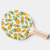 Cartoon Pineappelpatroon Tafeltennisbatje (Zijkant)