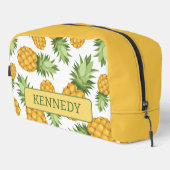 Cartoon Pineappelpatroon Toilettasje (Rechterhoek)