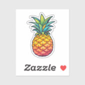 Cartoon pineapple sticker (Vel)