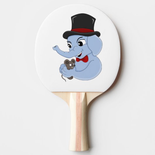Cartoon pingpong paddle tafeltennisbatje (Voorkant)