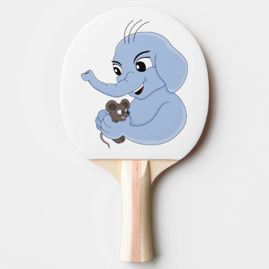 Cartoon pingpong paddle tafeltennisbatje (Voorkant)