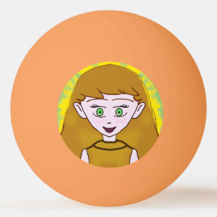 Cartoon Pingpongbal