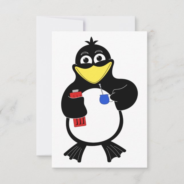 Cartoon pinguïn (Voorkant)