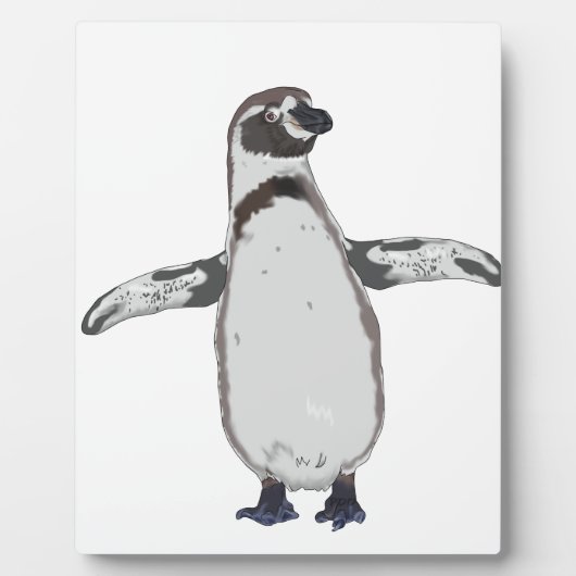 Cartoon Pinguïn Fotoplaat (Voorkant)