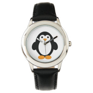 Cartoon Pinguïn Horloge