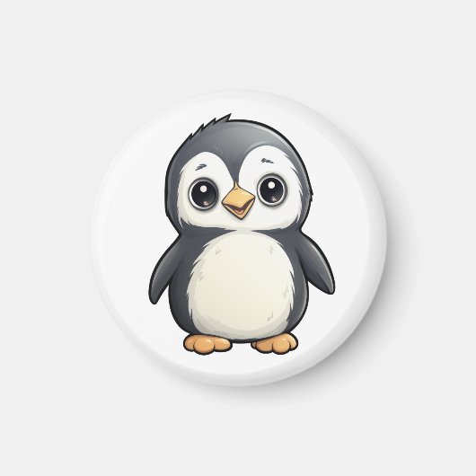 Cartoon pinguïn illustratie magneet (Voorkant)