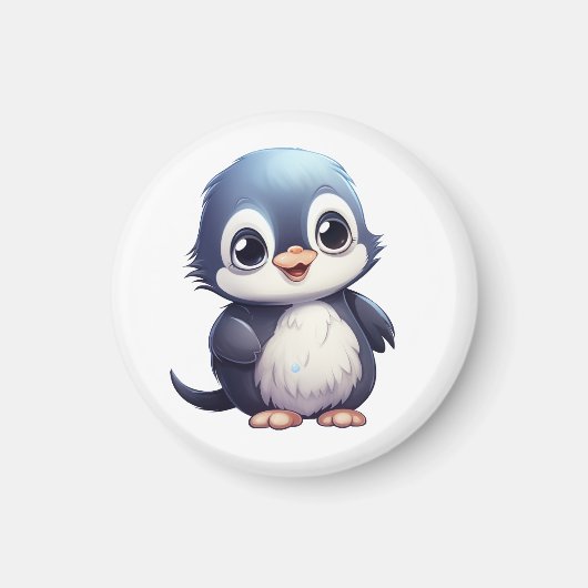 Cartoon pinguïn illustratie magneet (Voorkant)