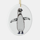 Cartoon Pinguïn Keramisch Ornament (Rechts)