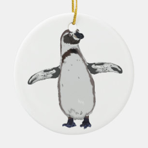 Cartoon Pinguïn Keramisch Ornament