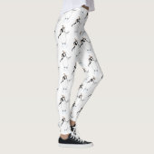 Cartoon pinguïn op ijsberg leggings (Rechts)