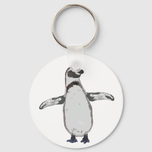 Cartoon Pinguïn Sleutelhanger