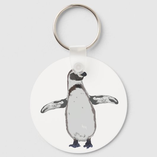 Cartoon Pinguïn Sleutelhanger (Voorkant)