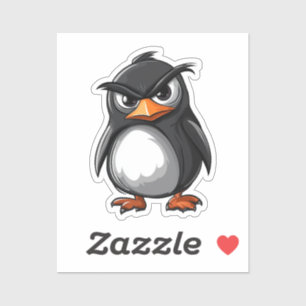 Cartoon pinguïn sticker