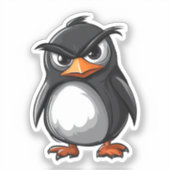 Cartoon pinguïn sticker (Voorkant)