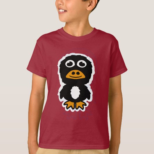 Cartoon Pinguïn T-shirt (Voorkant)