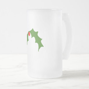 CARTOON PINK GENOME FROSTED GLASS BEER MOK