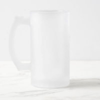 CARTOON PINK GENOME FROSTED GLASS BEER MOK
