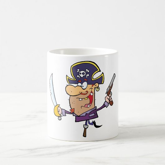 Cartoon Pirate Koffiemok