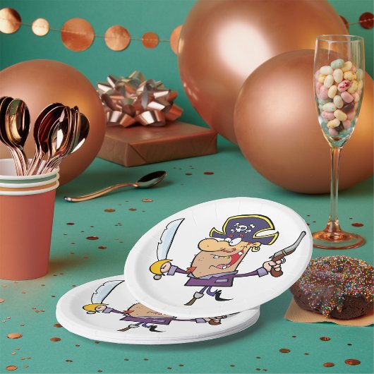 Cartoon Pirate Papieren Bordje