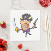 Cartoon Pirate Servet (Insitu)