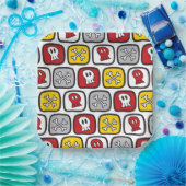 Cartoon Pirate / Skeletspieren en Botten Halloween Papieren Bordje (Feest)