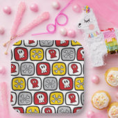 Cartoon Pirate / Skeletspieren en Botten Halloween Papieren Bordje (Feest)