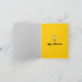 Cartoon Pirate Skulls & Botten Children Halloween Kaart (Binnen)