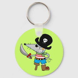cartoon pirate sleutelhanger
