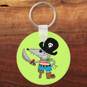 cartoon pirate sleutelhanger (Voorkant)
