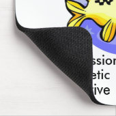 Cartoon Pisces Vis eten Vis Muismat (Hoek)