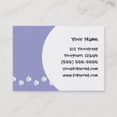 Cartoon Pitbull/American Staffordshire Terrier Visitekaartje (Achterkant)