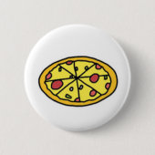 Cartoon Pizza Cutie Button (Voorkant)