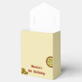 Cartoon Pizza Feest Verjaardag Bedankdoosjes (Geopend)